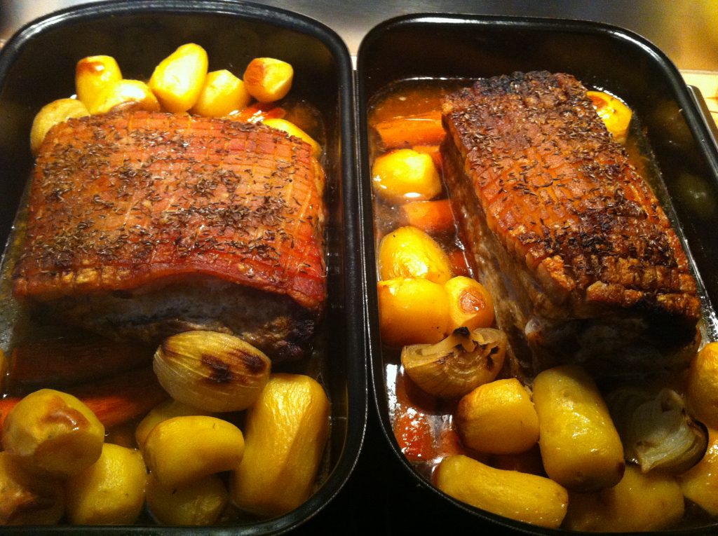 Schweinsbraten meets Integrationshausküche